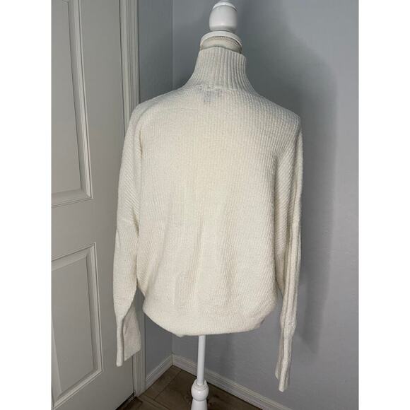 Express Rainbow Stripe Mock Turtleneck - Picture 6 of 8